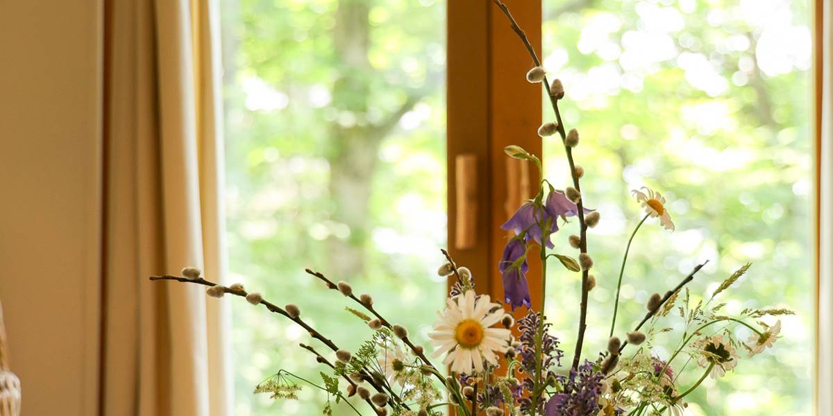 Bouquet de fleurs des champs pour vous accueillir