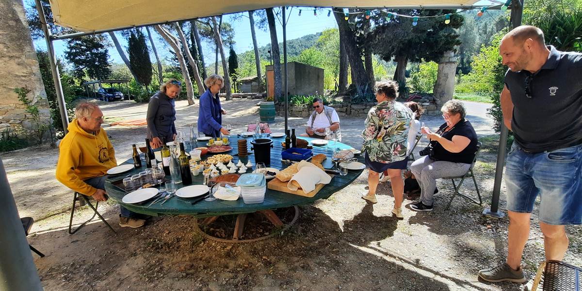 repas  chez vignerons