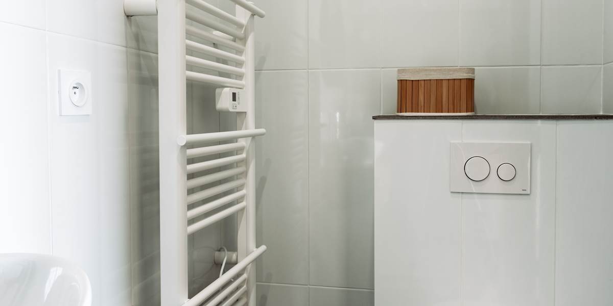 Chambre orange SDB