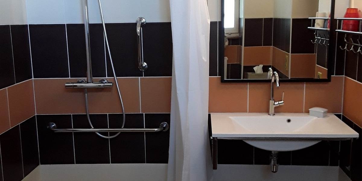 côté  douche