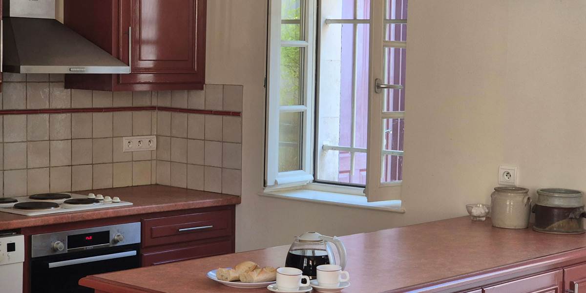 La cuisine équipée du gîte
