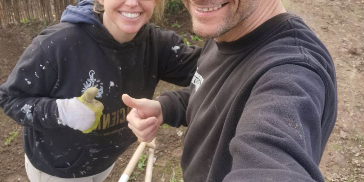 Travail à notre potager