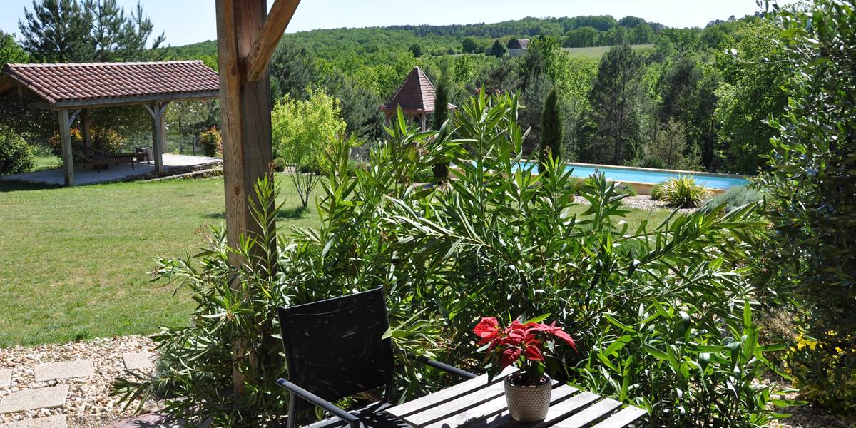 Terrasse - Chambre MAUZAC (RDC)