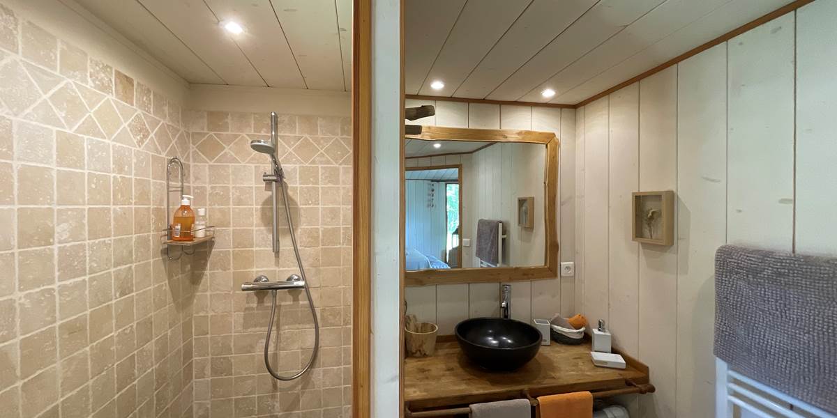 Douche à l'italienne - Cabane EPICEA