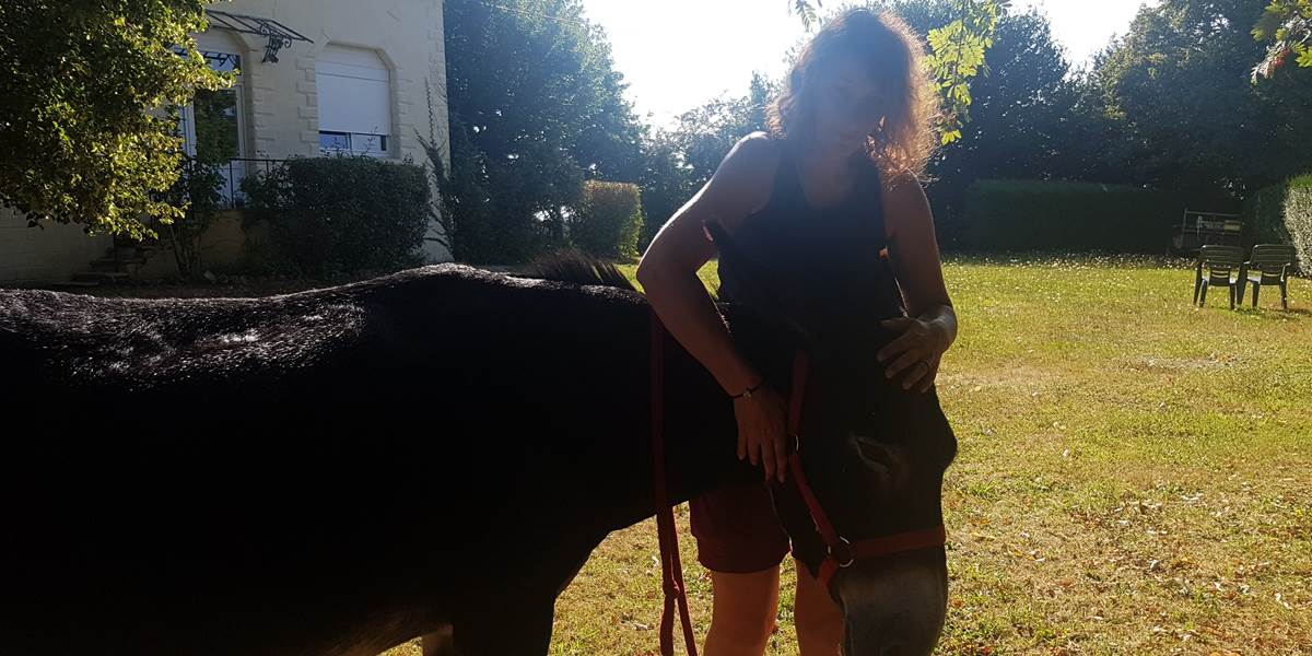 20180818_101239 rando avec un âne Maison du Masjoubert