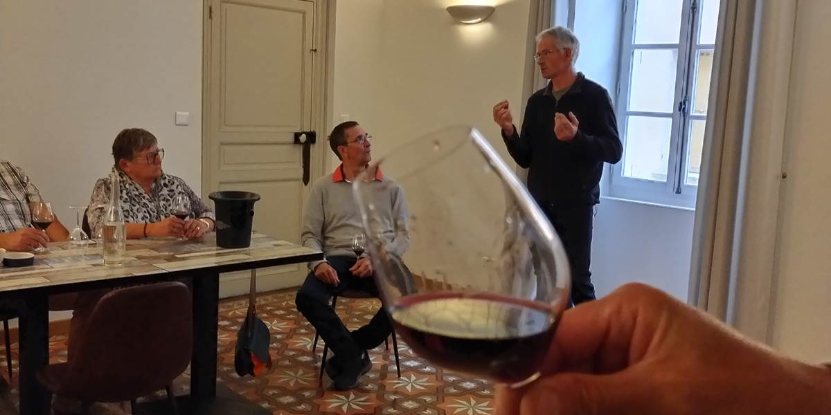 Dégustation du Château Landure