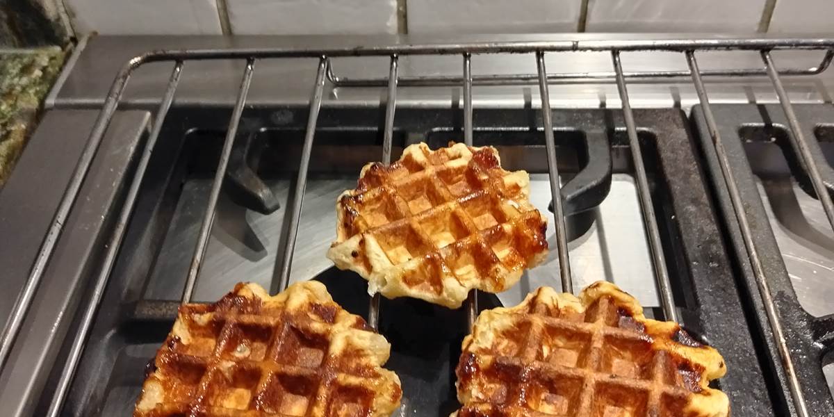 Des gauffres maison pour le petit-déjeuner