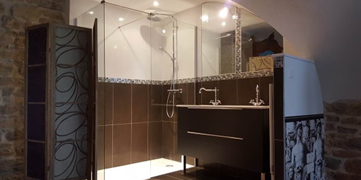 Douche à l'italienne