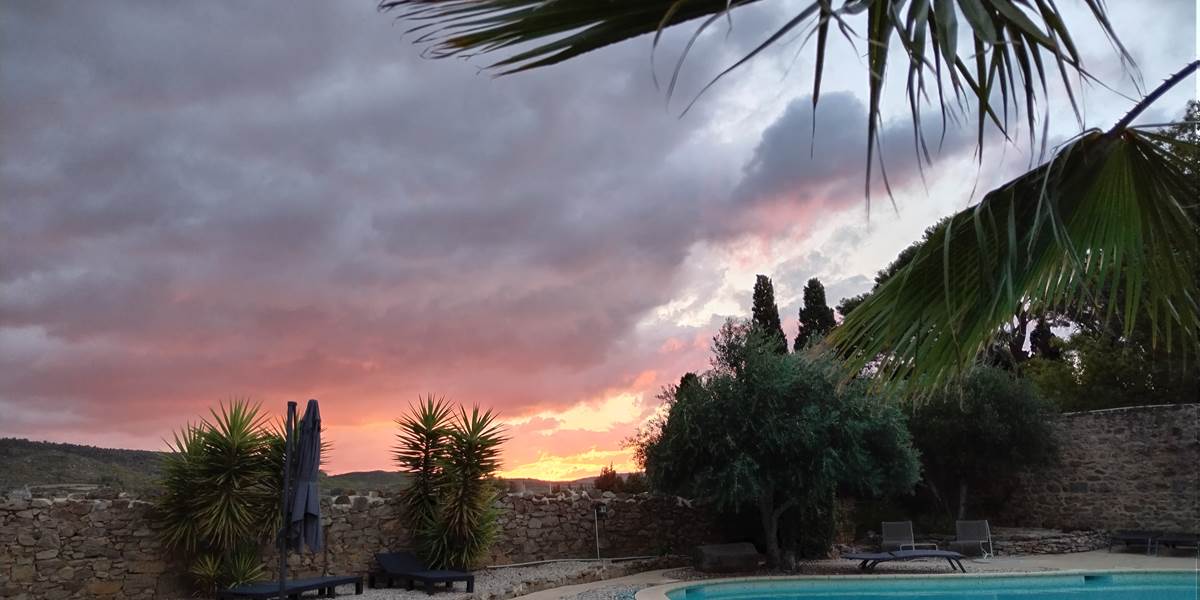 Le soir, profitez de superbes coucher de soleil