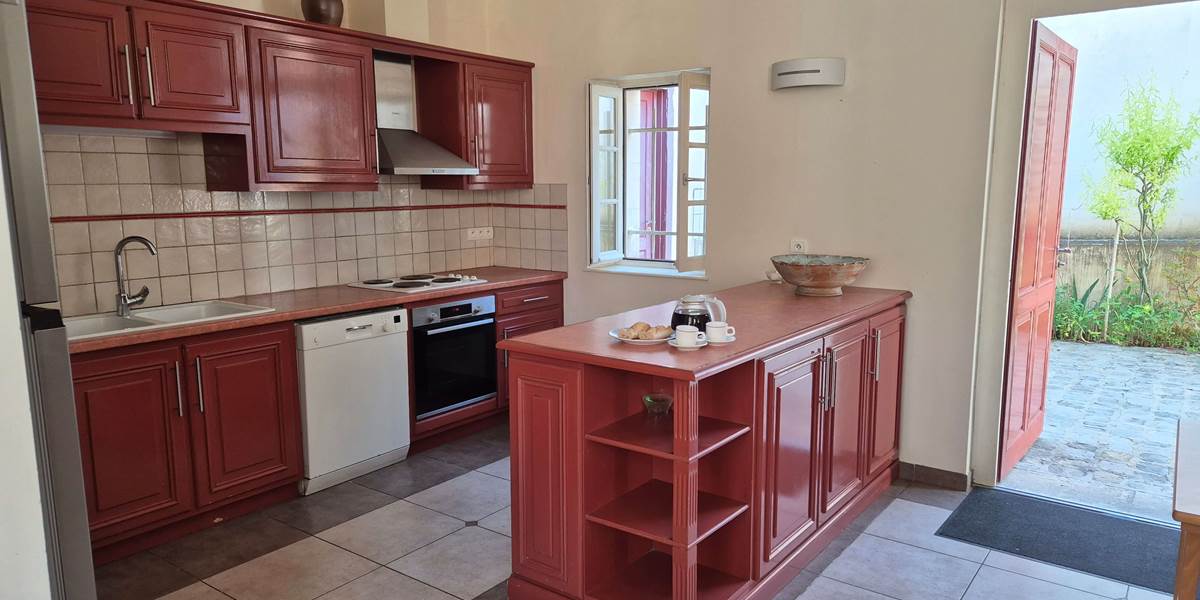 La cuisine équipée du gîte