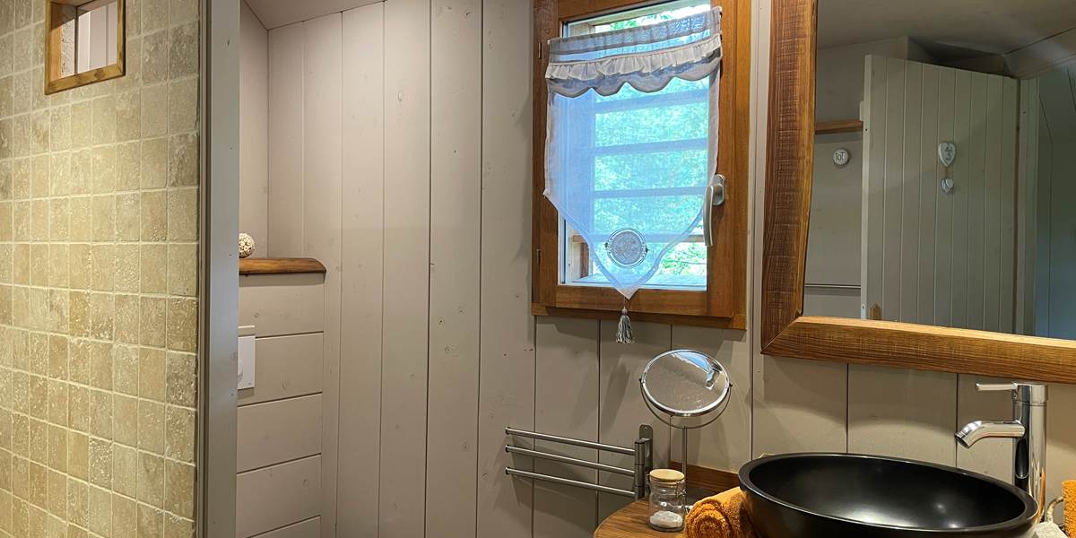 Salle d'eau - Cabane MELEZE
