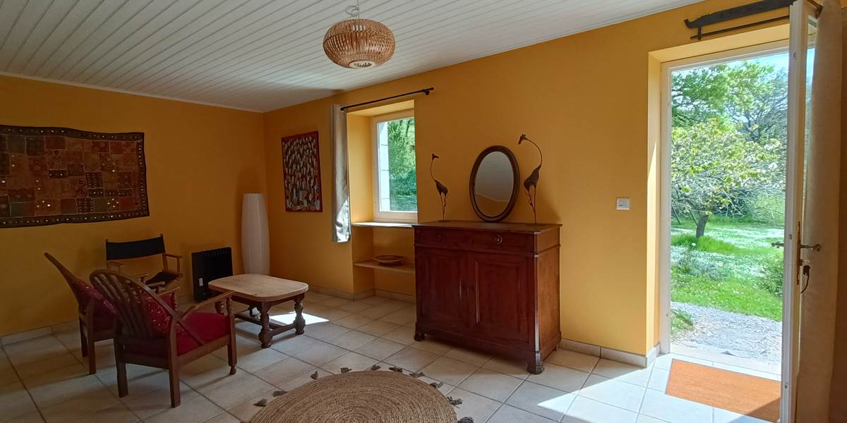 Salon chambre d'hôte double Compostelle