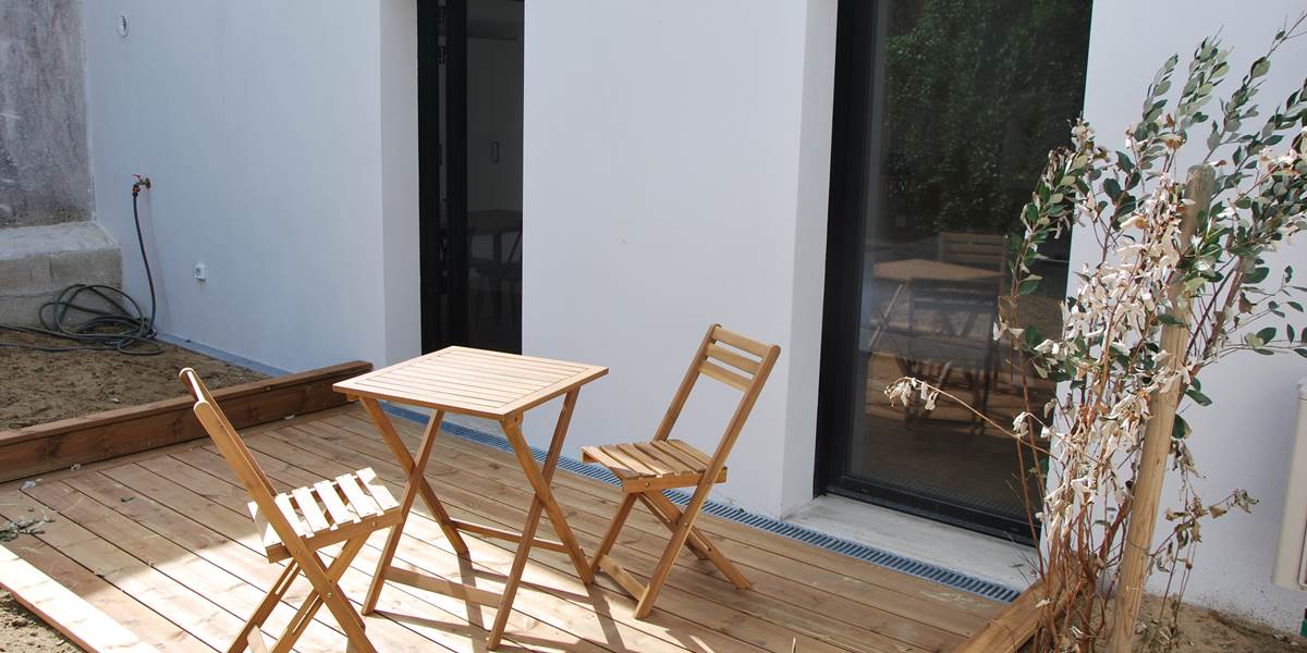 la terrasse privative