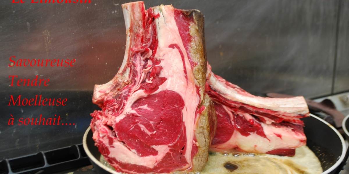 Côte de Boeuf longue maturation réservation 24h avant - restaurant Le Ranch des Lacs