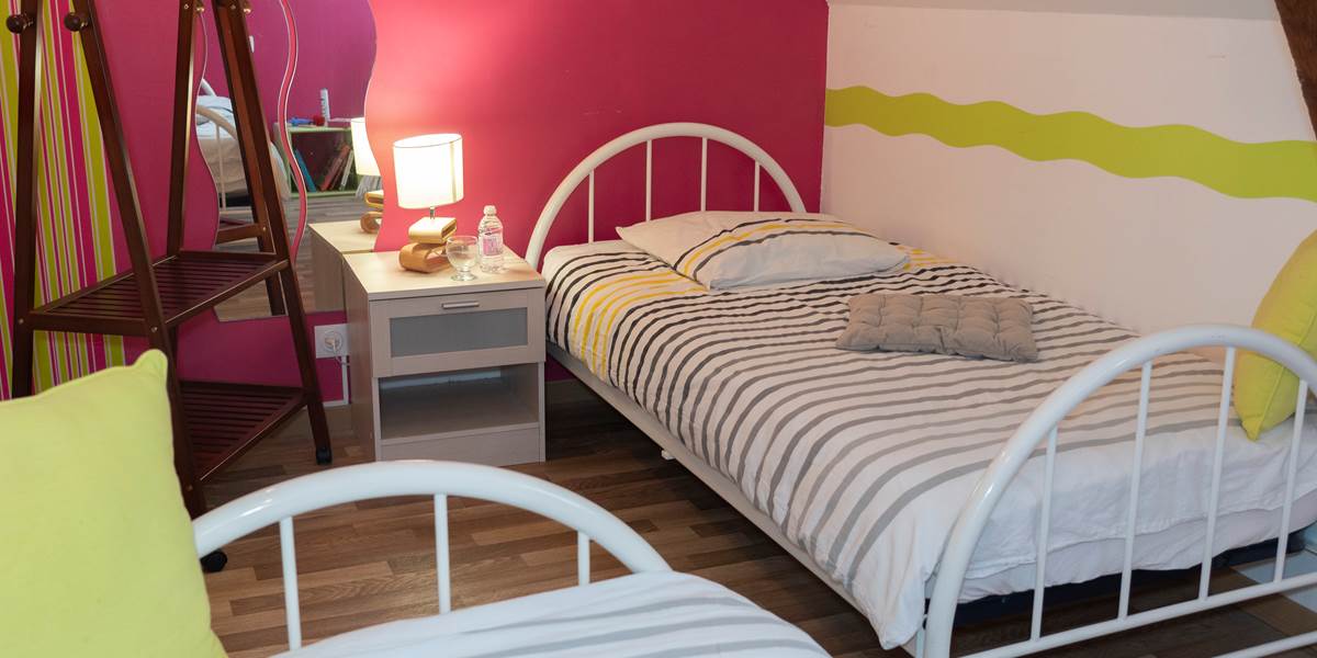 chambre des enfants - 2 lits simples -  suite familiale