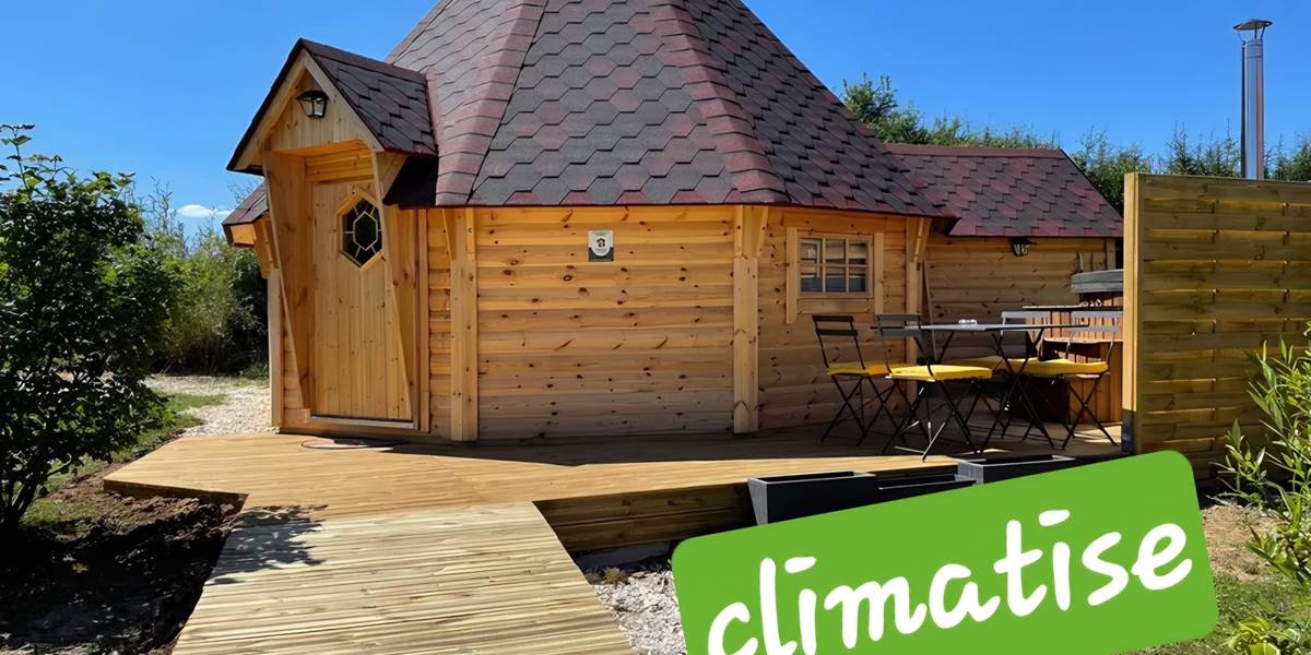Kota climatisé et équipé d'un bain nordique