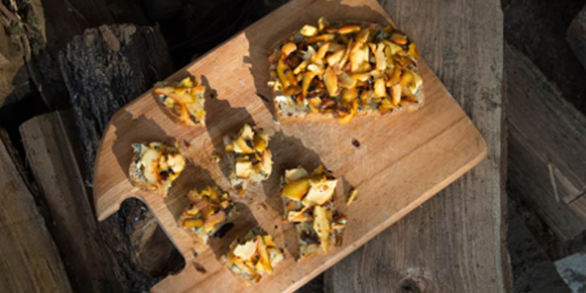 toast aux champignons