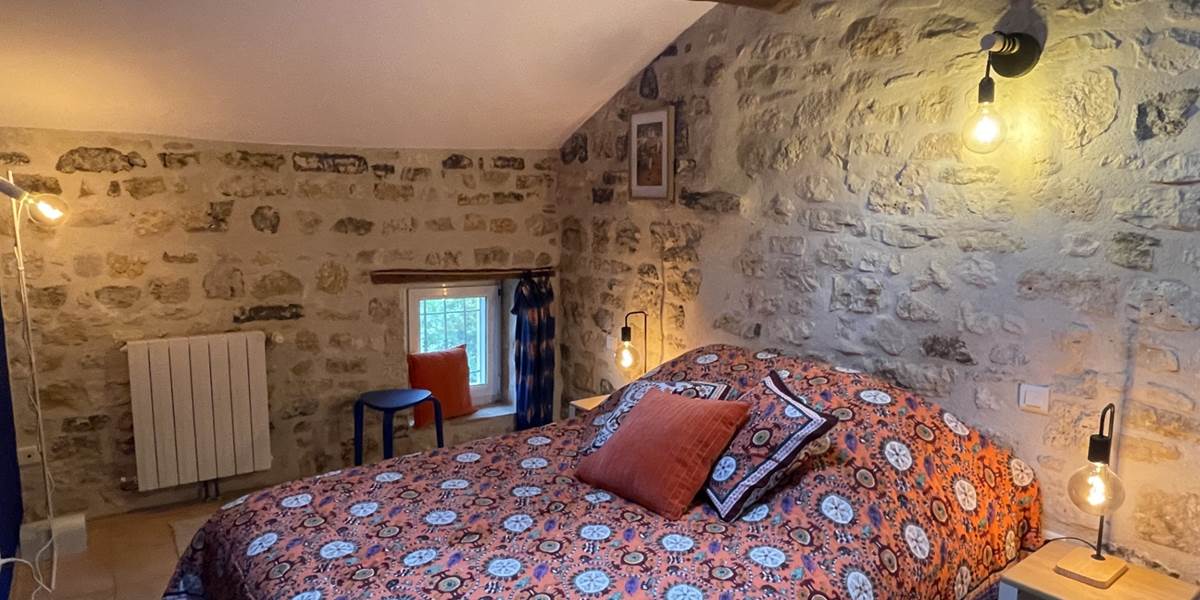 CHAMBRE BLEUE 2E`ME E´TAGE vue ensemble MI