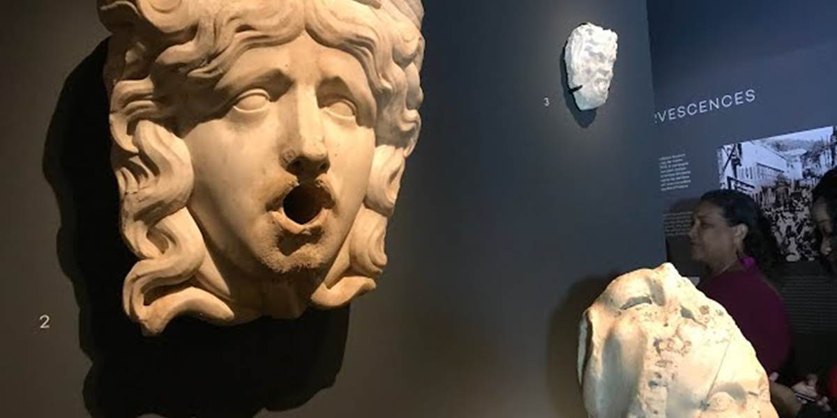 vestige de l'éruption