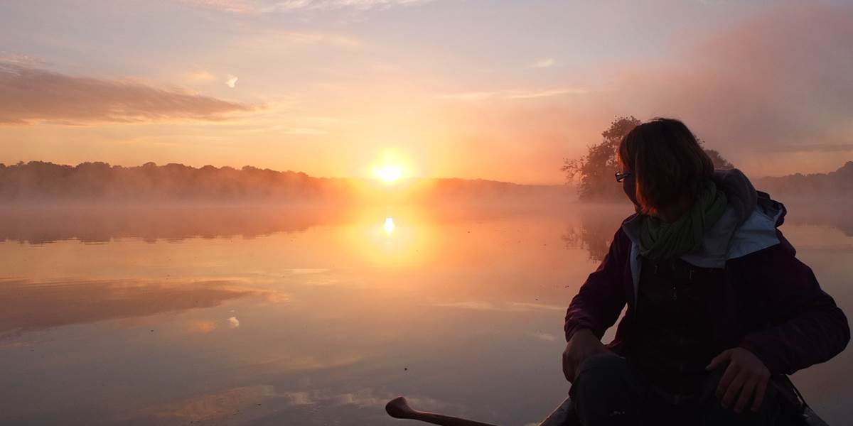 Etang lever soleil