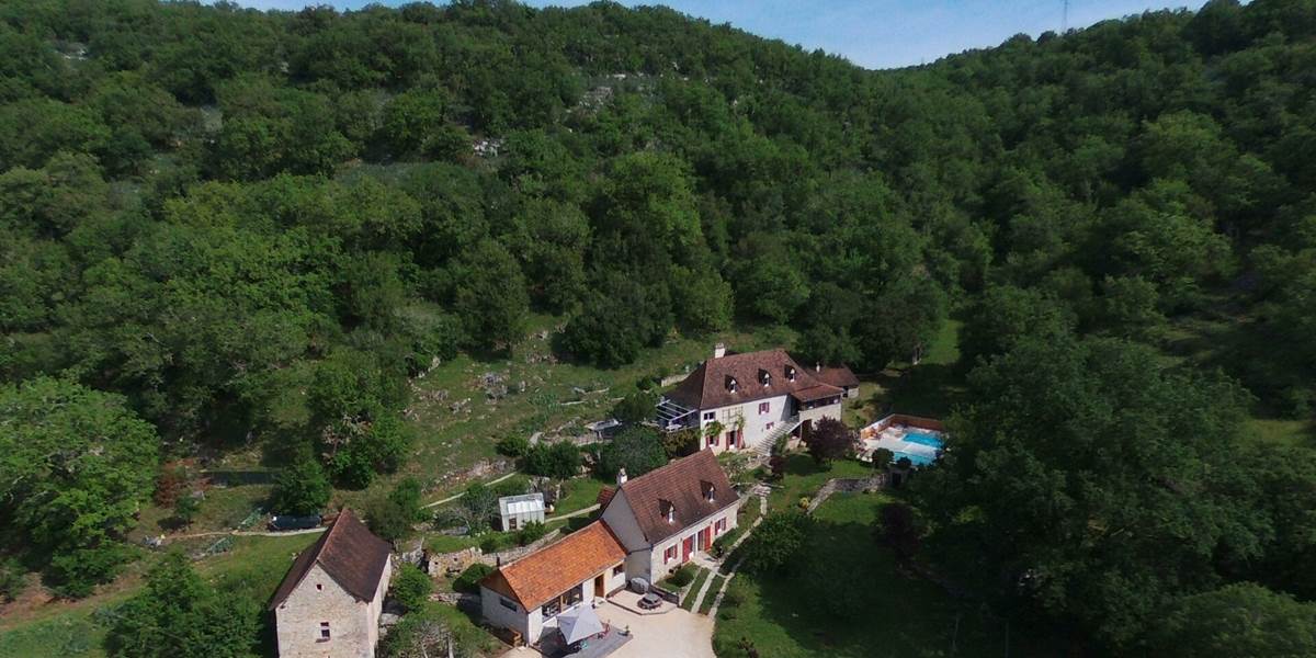 Vue globale grand gite Compostelle