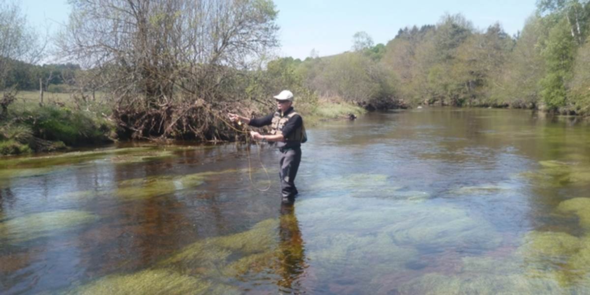 Pêche à la truite en Haute-Vienne 87 Hébergement Pêche Maison du Masjoubert
