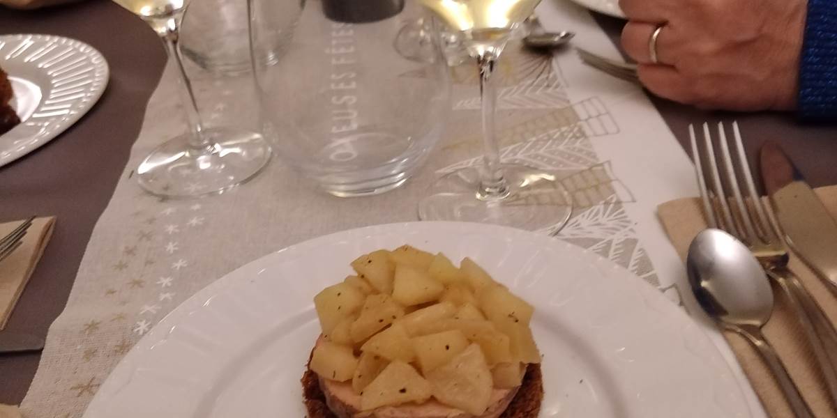 Tatin de foie gras