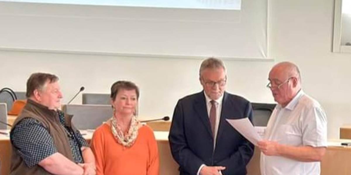 Remise de la Médaille du Tourisme à Jules Lahaye