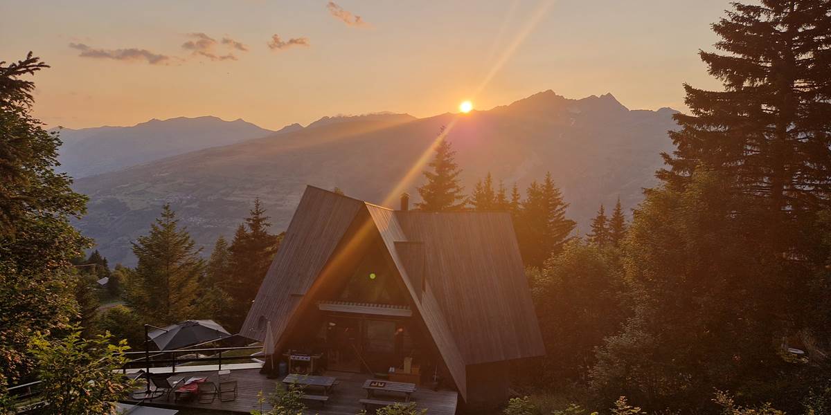 VUE DE HAUT DU CHALET