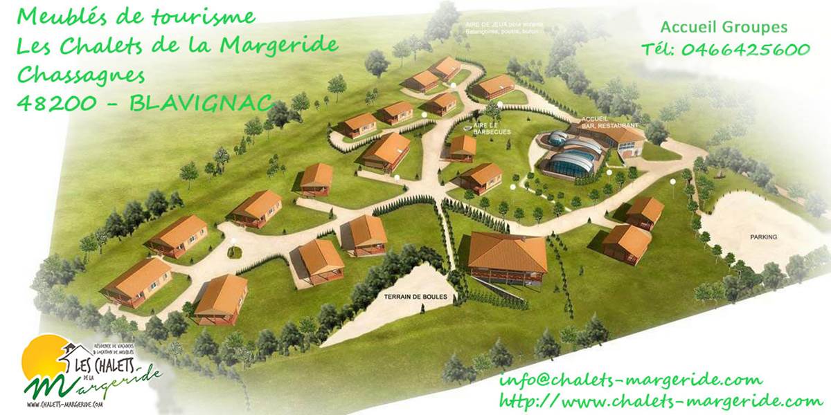 Plan 3D  du village