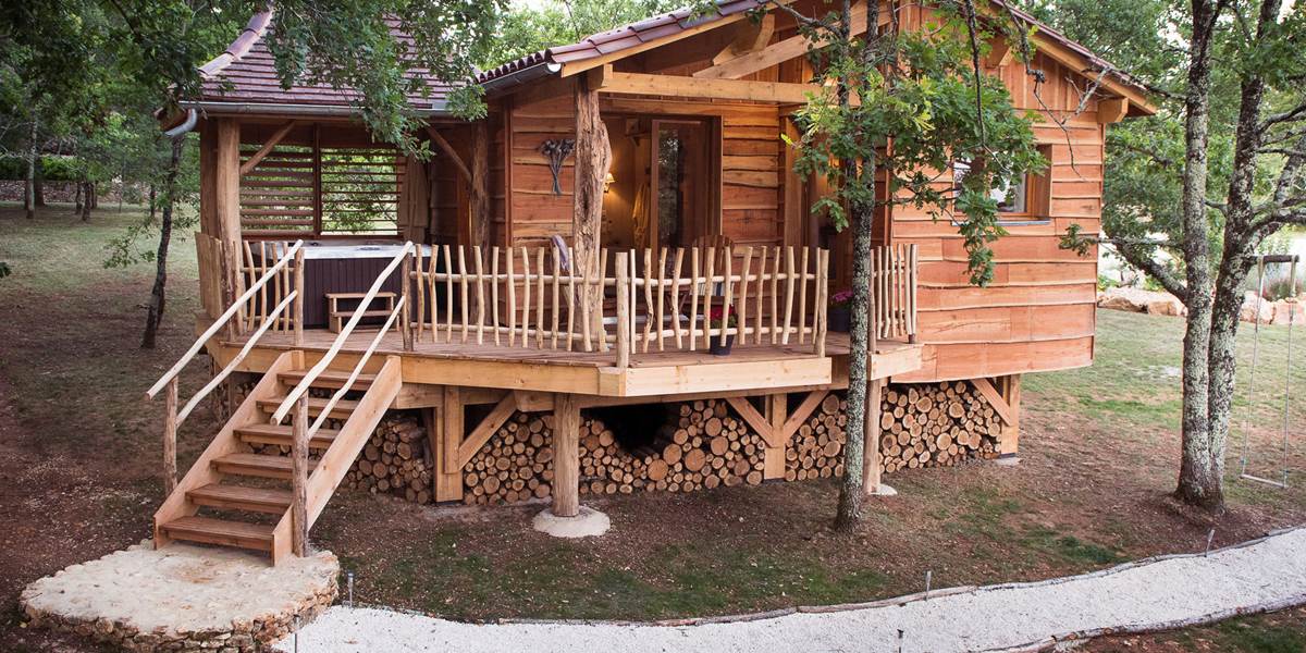 Vue Extérieure - Cabane MELEZE
