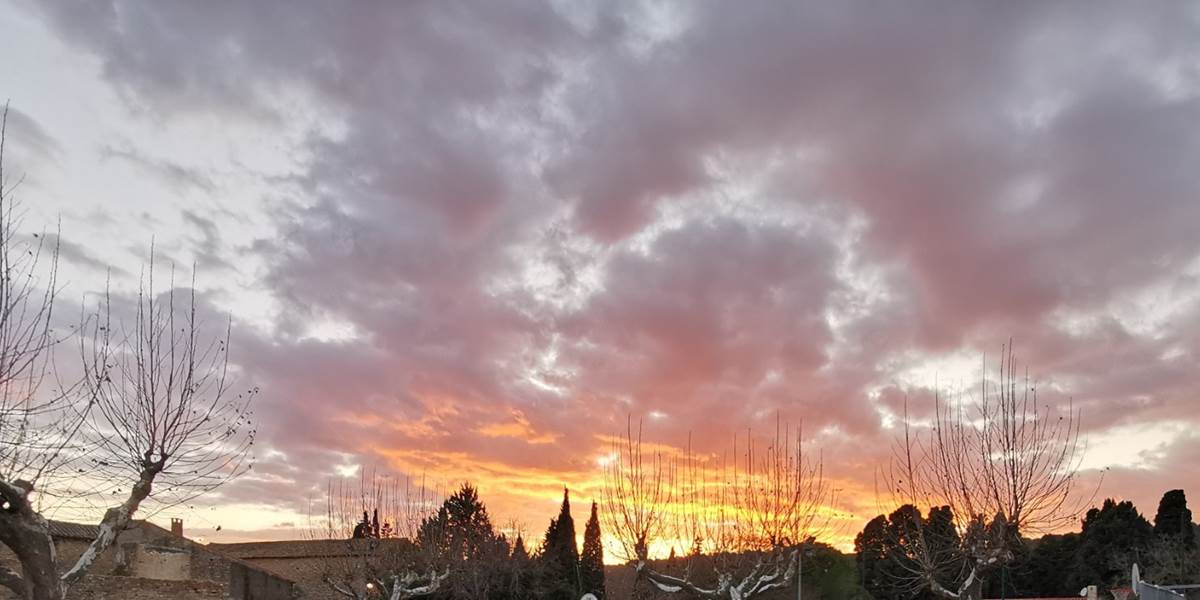 Coucher de soleil Mailhac