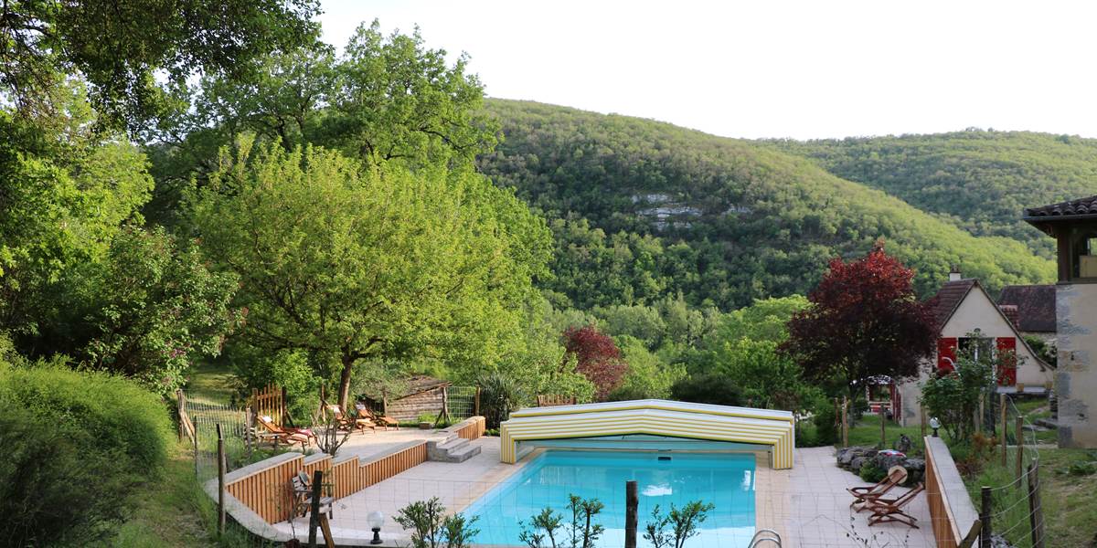 Piscine chambre d'hôte proche Figeac