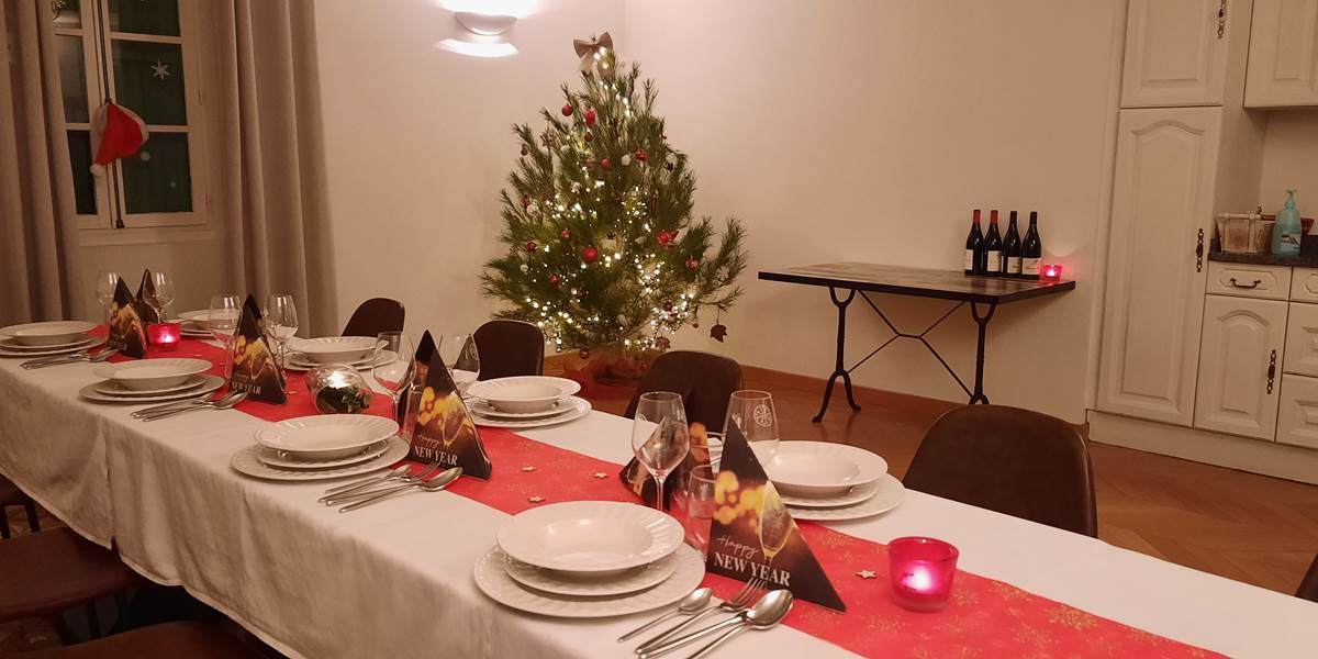 Table d'hôtes Fêtes de fin d'année Le Coq du Nord -Mailhac