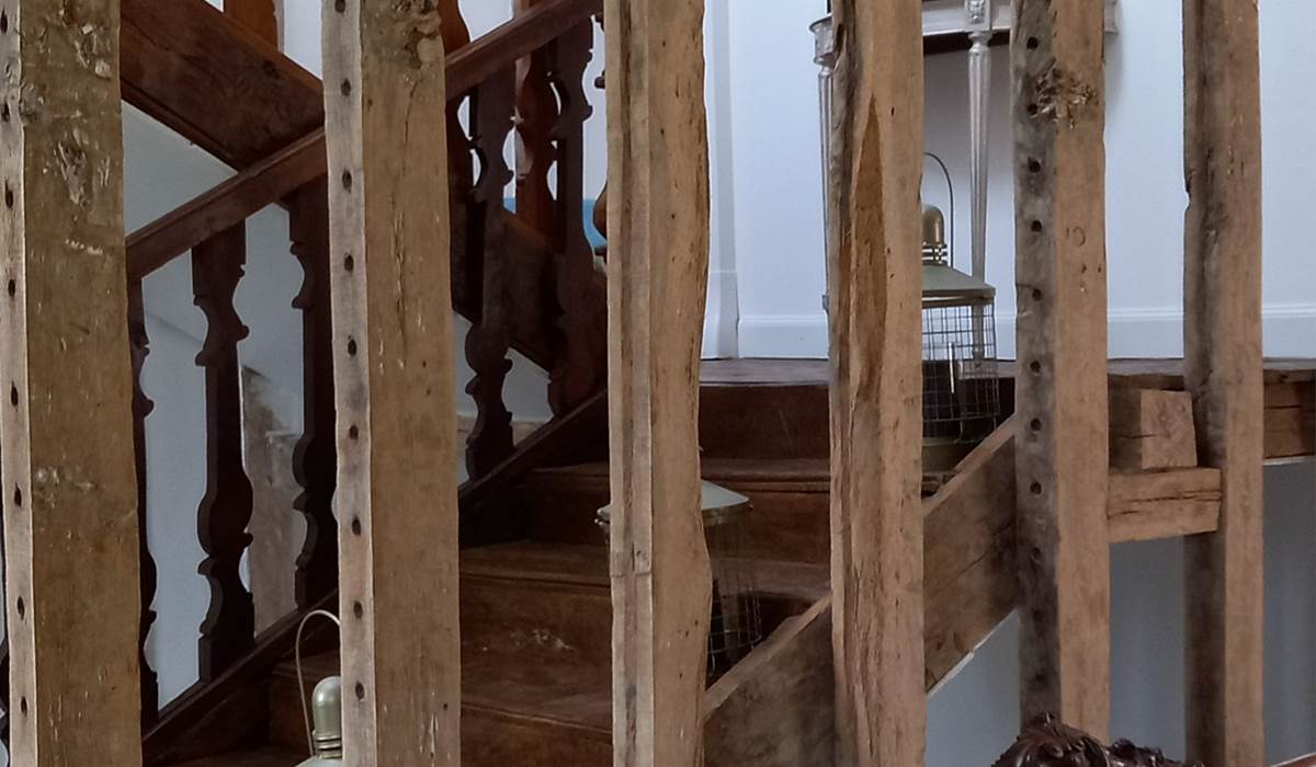 Escalier, chambre d'hôtes La Babinerie Saint Léonard de Noblat
