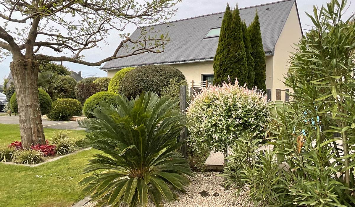 Jardin des gites du Liorzh Glas