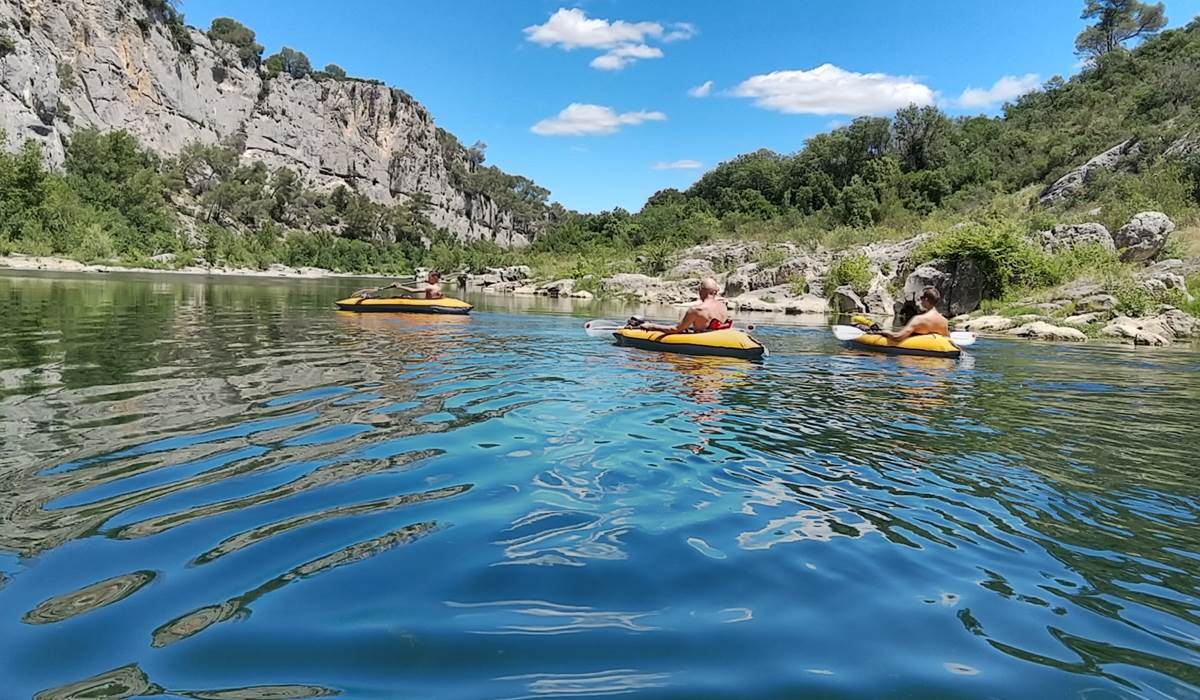 canoe sur le Gardon