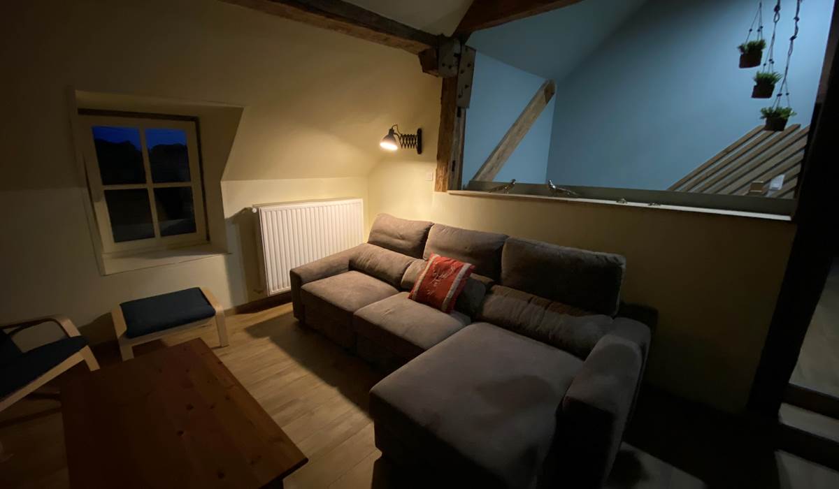 Salon cosy- La demoiselle ô bois- maison de vacances