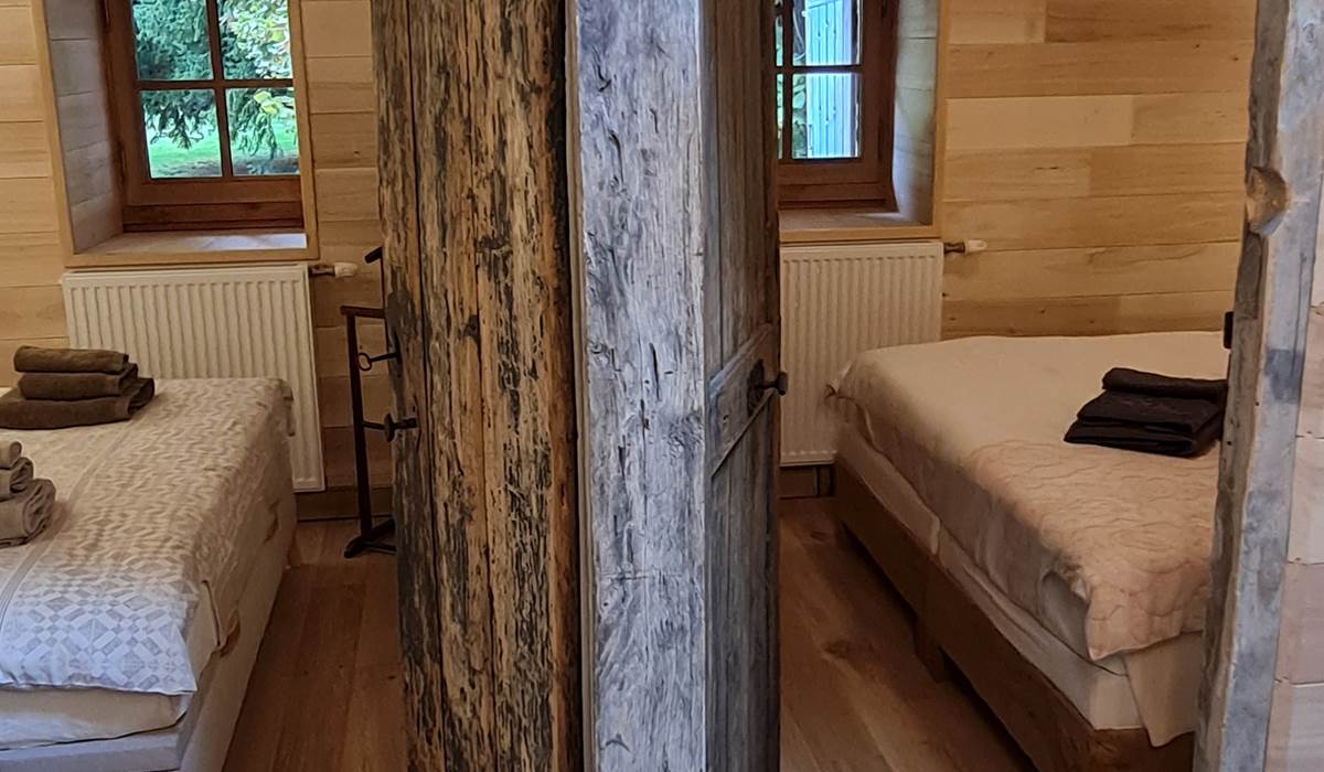 Les deux chambres du gîte