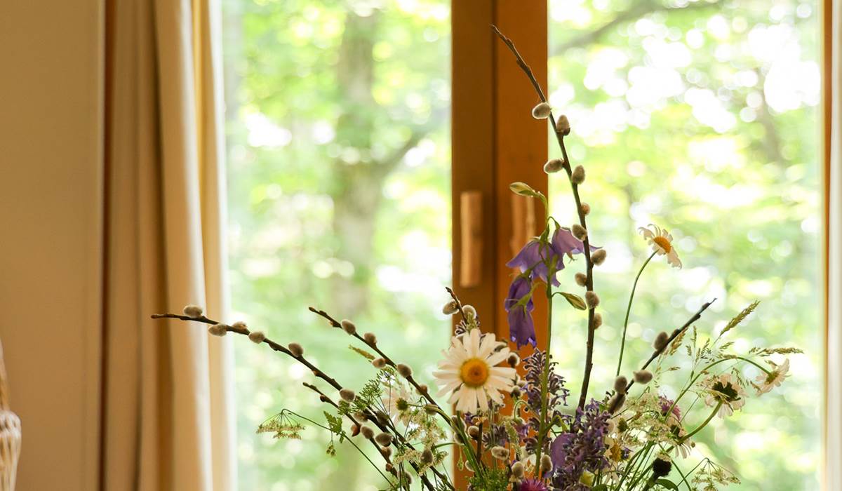 Bouquet de fleurs des champs pour vous accueillir