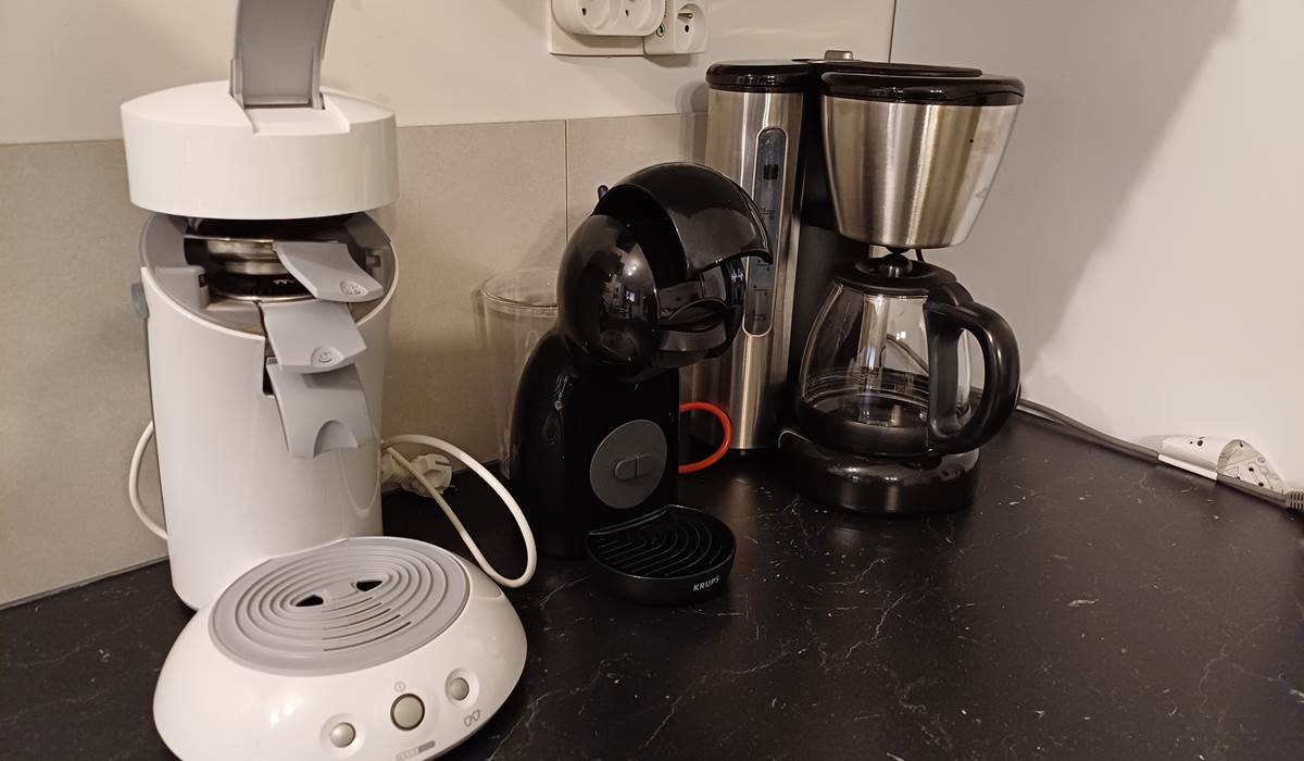 3 machines à café