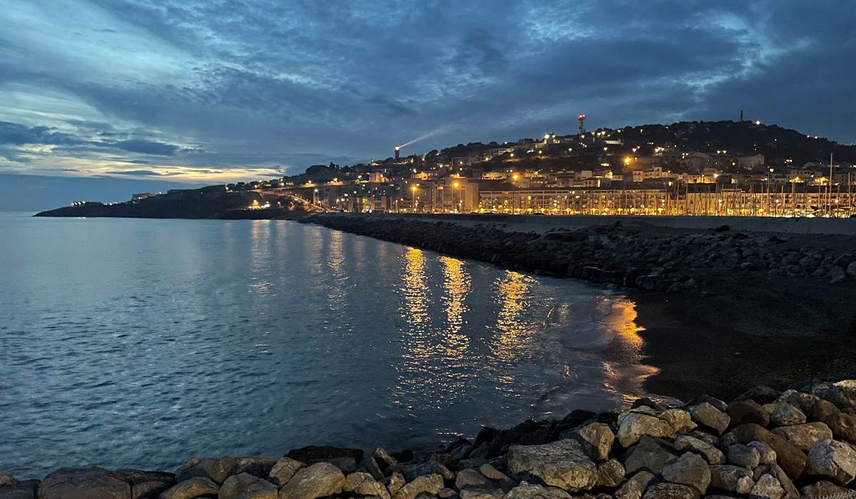 Vue de l'Amar café à Sète