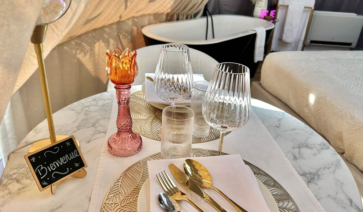 Table joliment dressée