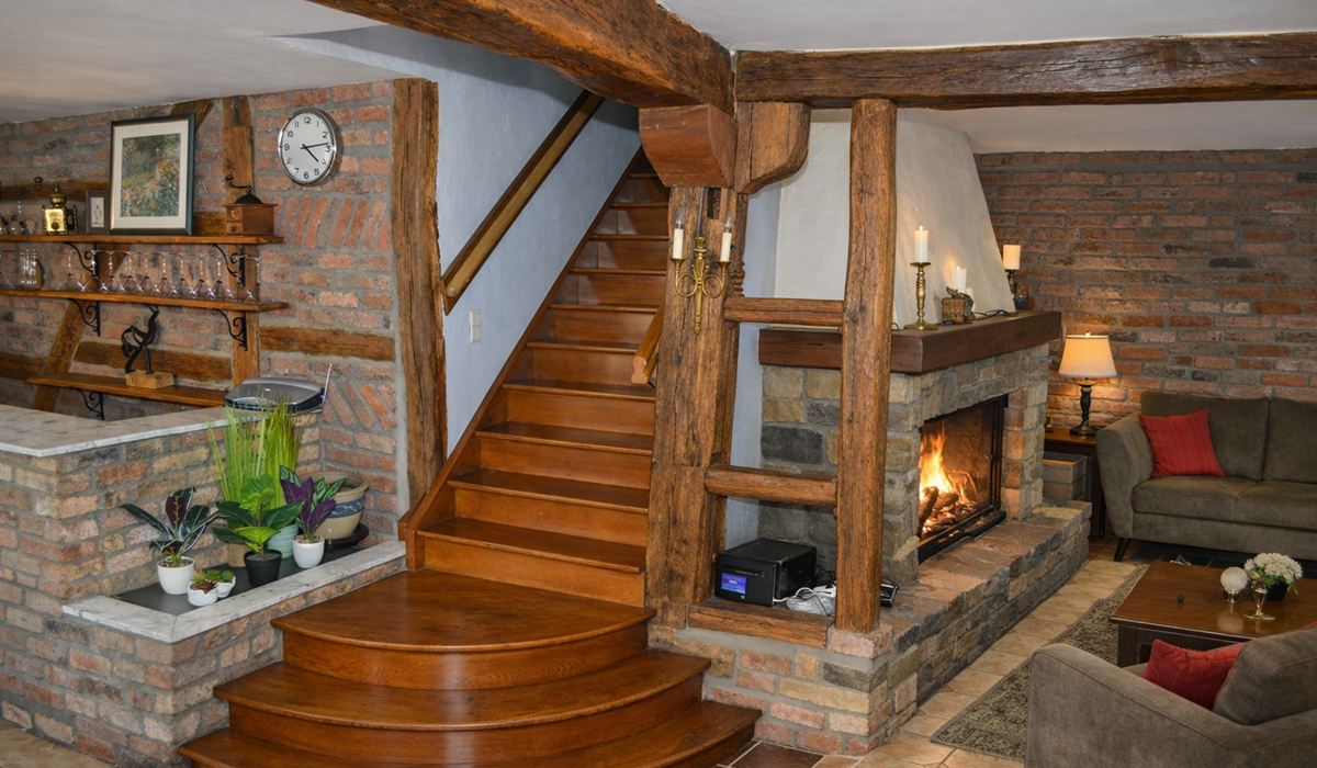 Escalier Feu ouvert
