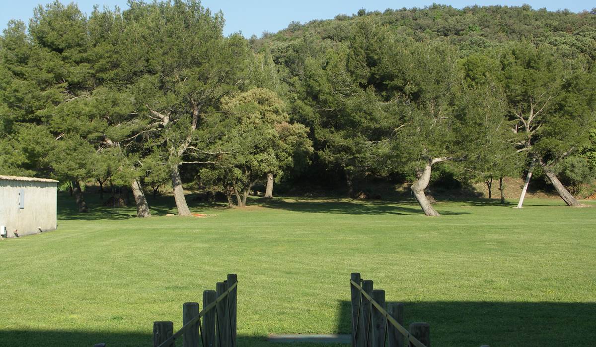 Parc avec loge privé