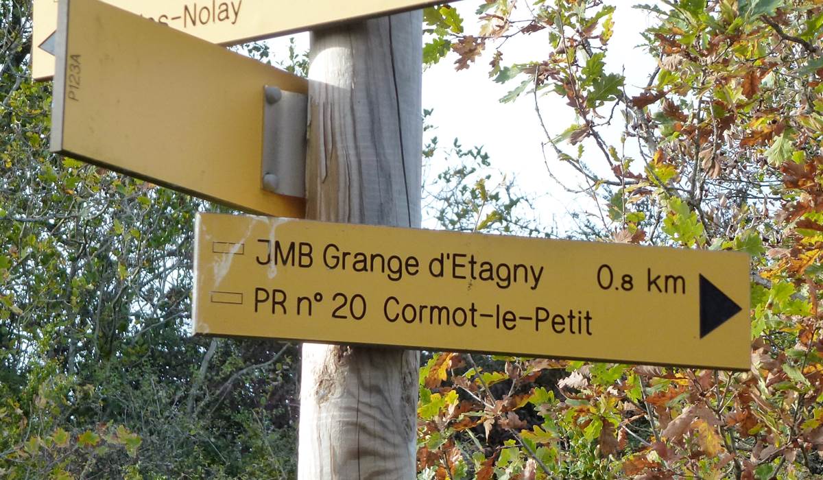 Des randonneées au départ de Nolay, proche Beaune