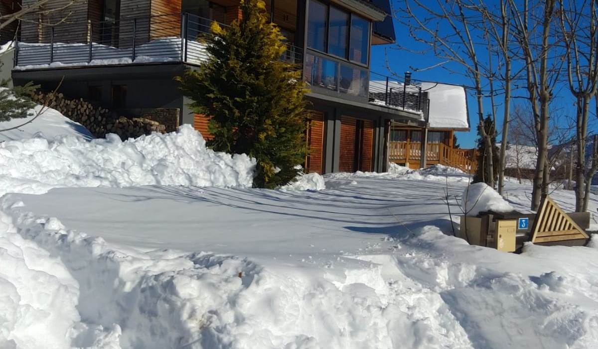 Piscine de neige