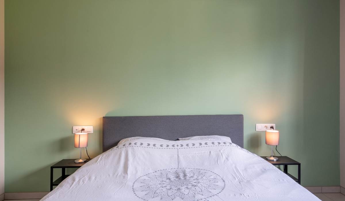 Gîtes de Juliane et Eric - Au jardin de Mamy bleue - gîte 4 personnes - chambre double