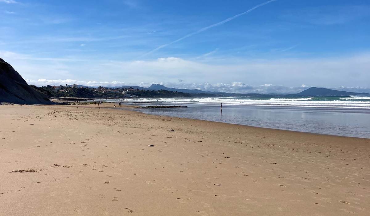 une des plage de Bidart