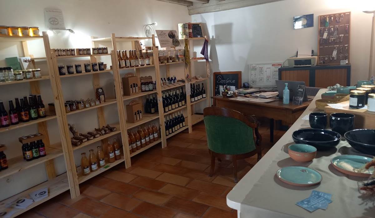 reception et boutique